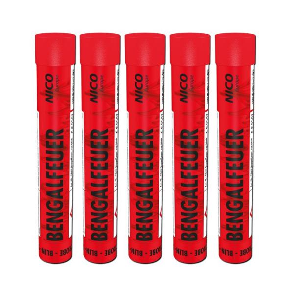 Bengalfeuer Rot-Strobo