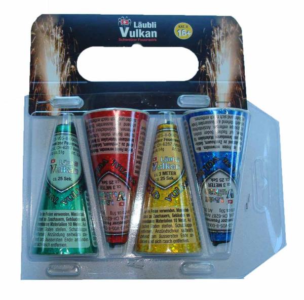 Vulkanblisterpackung 4er